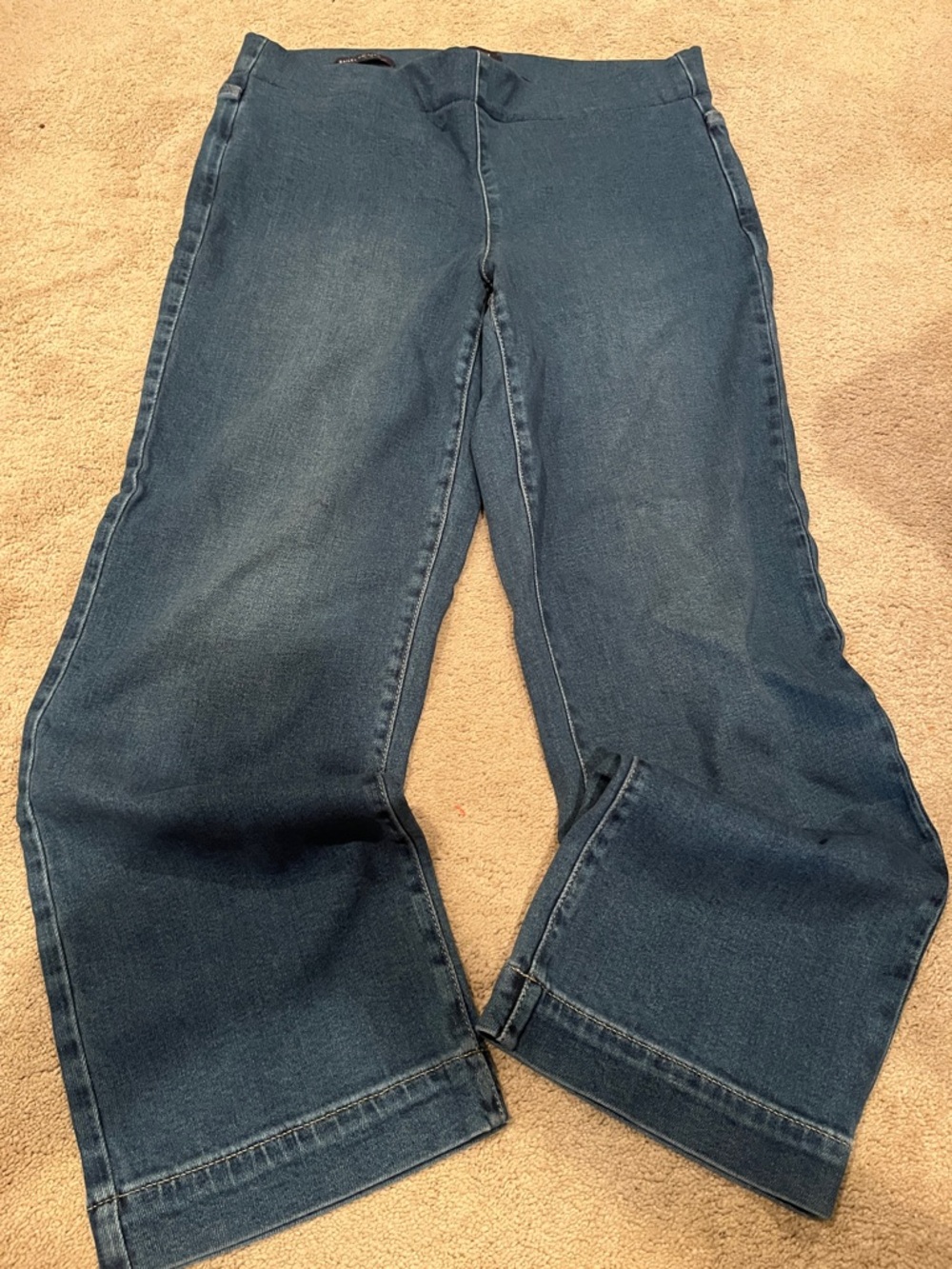 NYDJ Women's Dark Blue Cropped Jeans Ankle Length